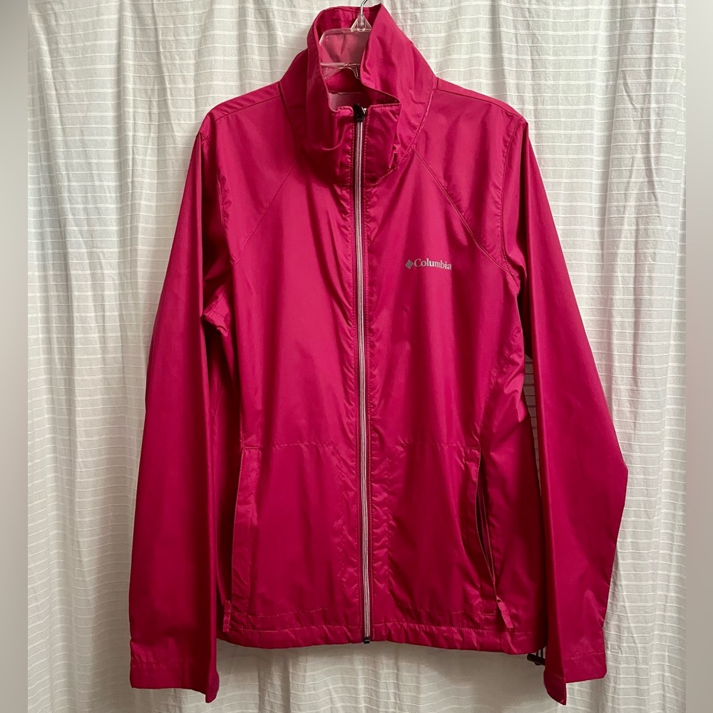 Columbia Pink Windbreaker